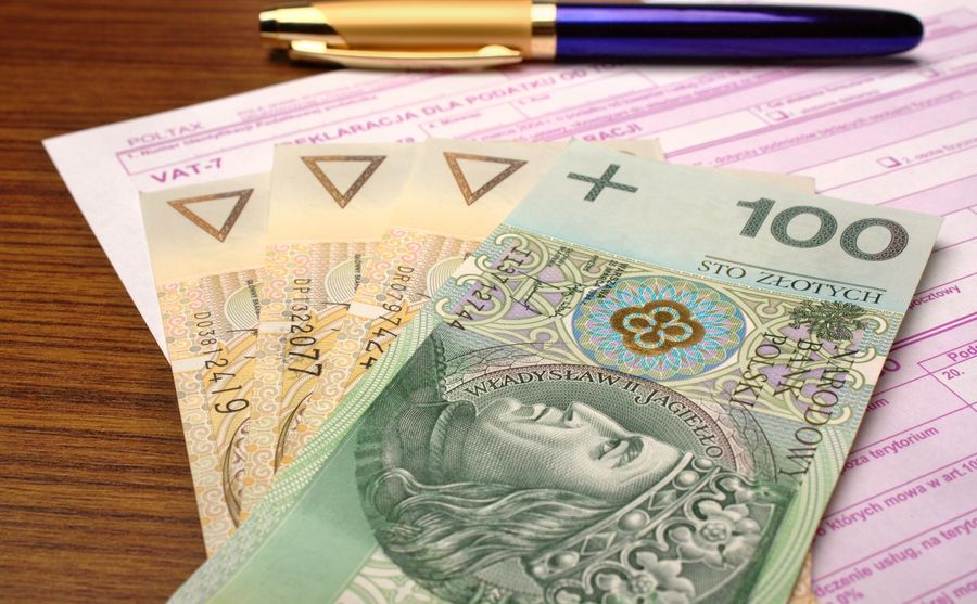 Tax Taxes in Poland Polish VAT VAT-7 and money